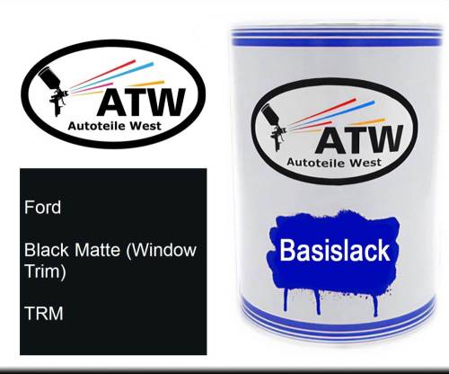 Ford, Black Matte (Window Trim), TRM: 500ml Lackdose, von ATW Autoteile West.